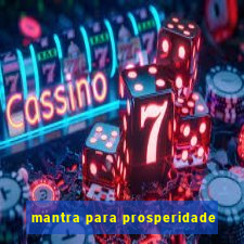 mantra para prosperidade